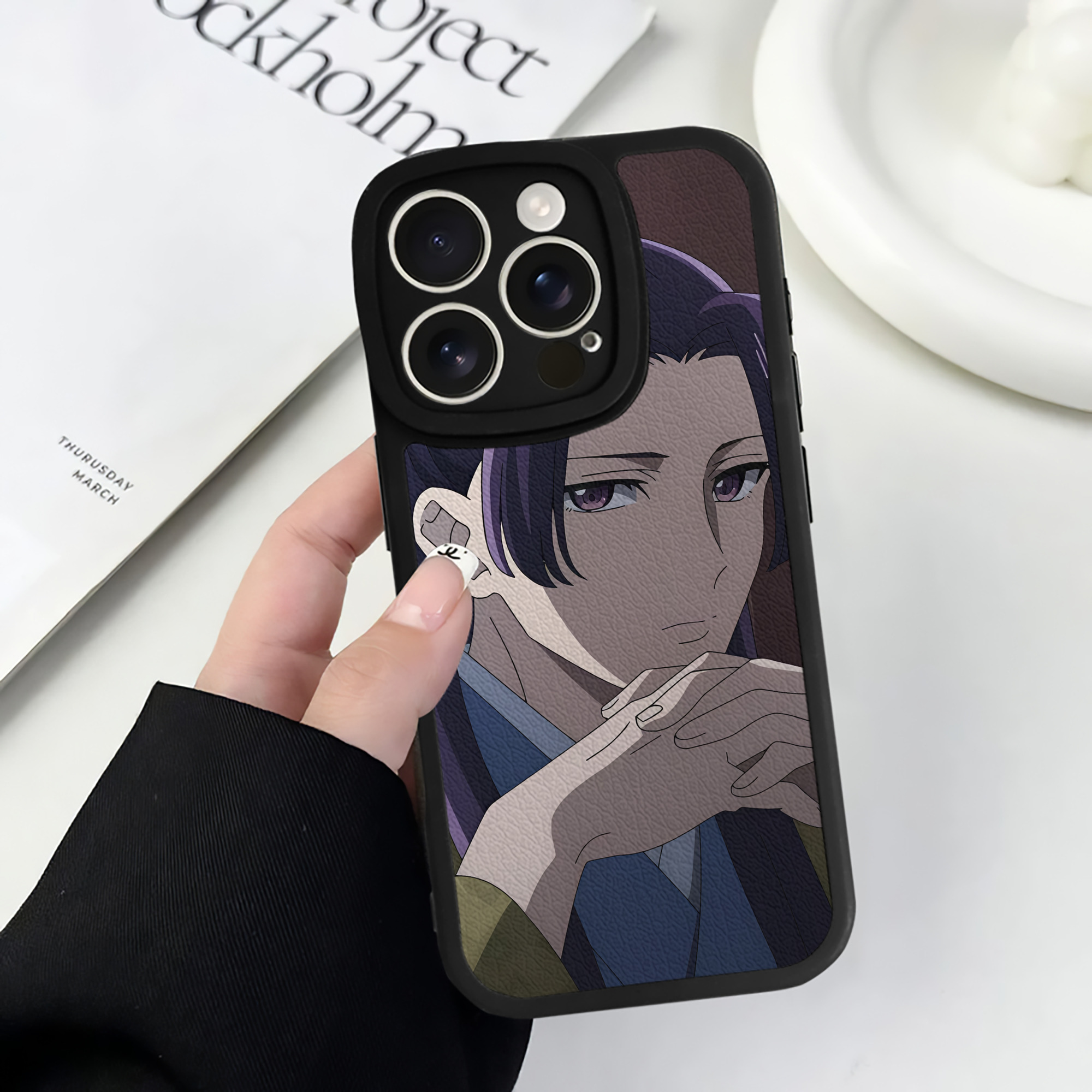 薬屋のひとりごと The Apothecary Diaries 【iPhone 16シリーズ対応】シリコンスマホケース（レザー調） 材質：シリコン
